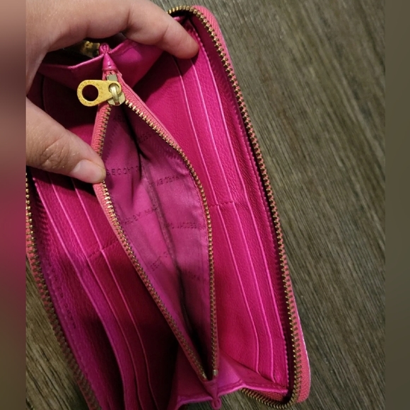 MARC BY MARC JACOBS gold and pink/Fuisha color Leather Wallet - Picture 6 of 16